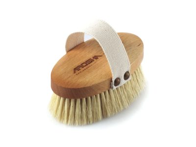 Arosha Natural Brush With Handle - Щетка косметическая с натуральной щетиной.